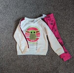Girls grogu 2 piece set